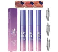 3 Pcs Lip Stain Peel Off, Peel Off Lip Liner Tint, Matte Finsh with 3 Tweezers, Long Lasting Waterproof Transferproof for Women