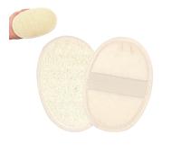 3 Pcs Loofah Sponge, Luffa Sponge, Body Scrubber, Super Soft Exfoliating Bath Mitt Body Bath Sponge Pad for Body Bath Sponge Natural Exfoliating and Deep Back Washer (Natural Loofah)