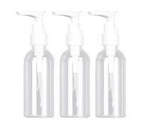 3 Pcs Lotion Bottles, Portable Lotion Dispensing Bottles, 100Ml Pump Dispenser, Mini Soap Dispenser, Press To Dispense Pump Bottle, Reusable Lotion Bottle
