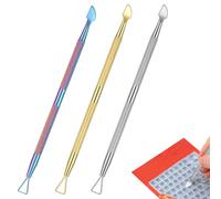 3 Pcs Lottery Ticket Scratcher Tool, Metal Lotto Scratch Off Tool Multi-Use Lotto Scratcher Card Scraper for Tickets Stickers Labels Films and Gift Cards