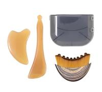 3 PCS Lymphatic Drainage Brush Face Set, Lymphatic Face Brushes Portable Lymph Brush Face for Jawline Definition, Practical Lymphatics Contour Faces Brushes for Daily Use