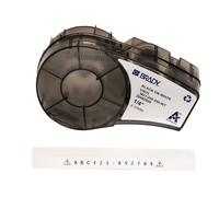 3 pcs - M21-250-595-WT Brady B-595 Vinyl Black on White Label Printer Tape, 6.4