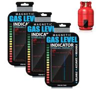 3 Pcs Magnetic Gas Bottle Level Indicator Gas Bottle Level Indicator Magnetic Gas Cylinder Tool for Propane Butane LPG Fuel Portable Fuel Level Sensor for Travel Camping Caravan Motorhome Travel