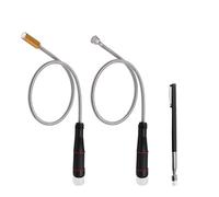 3 PCS Magnetic Pickup Tool, Telescopic Magnet Tool with Non-Slip Handle Magnet Pick Up Tools Handheld Extendable Magnetic Stick for Picking Up Small Part Metal Objects