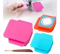 3 PCS Magnetic Seam Guide for Sewing Machine, Magnetic Seam Guide,Multifunctional Polygonal Hemmer Guide with Seam Ripper for Seaming, Sewing Machine Accessories for Magnet Making Machines