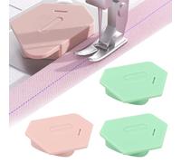 3 Pcs Magnetic Seam Guide for Sewing Machine, Magnetic Seam Guide with Scale,Seam Guide for Sewing Machine Polygonal Multifunctional, for Sewing Straight, Accessories Suitable for Most Sewing Machine