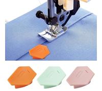 3 PCS Magnetic Seam Guide for Sewing Machine, Polygonal Multifucntional Seam Guide Hemmer Guide with Scale Polygonal Strong Magnetic Gauge Hemmer Guide Sewing Supplies Universal Sewing Accessories