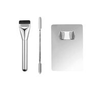 3 PCS Makeup Mixing Palette Set,Stainless Steel Foundation Palette, Foundation Makeup Stick,A Must-Have for Professional Makeup Artists for Women Girl Facial Cosmetic, Nail Art, Pigment Blending