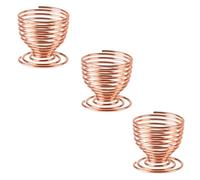 3 Pcs Makeup Sponge Holder, Makeup Egg Drying Rack, Sponge Storage Rack, Portable and Hygienic (Rose Gold)