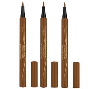 3 pcs Max Factor Masterpiece Micro Marker Eyebrow Pen | 030 Auburn | Superfine |