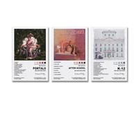 3 PCS Melanie Poster Martinez After School Album Cover Poster Wall Art Canvas Posters Room Decorative Aesthetic Poster Print Decor Posters 08x12inch(20x30cm)-3pcs Style