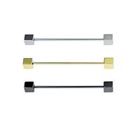 3 Pcs Men's Brass Head Collar Bar Pin Shirt Tie Necktie Pin Clip Clasp Cravat Pin Lapel Stick Brooch, Metal, alloy