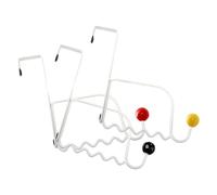 3 Pcs Metal Over Door Hooks Bedroom Storage Hanger Hat Scarf Holder Towel Coat Rack Single Hooks Rustproof Punch-Free Towel Racks for Bathroom Wall Mounted with Outdoor Pool Area Over The Door
