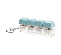 3 Pcs Mini Keyboard Fidget Toy, Clicker Keychain, Clicky Tactile Feedback