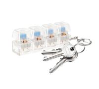 3 Pcs Mini Keyboard Fidget Toy, Clicker Keychain, Clicky Tactile Feedback