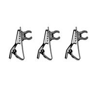 3 Pcs Mini Portable 6mm Microphone Lapel Tie Clip Mini Ring Type Lavalier Microphone Clip Safe Hold Shock Secure Lapel Mic Clamp for Lapel Lavalier Mic