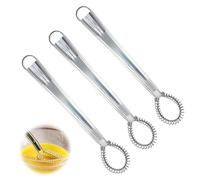 3 Pcs Mini Whisk Hand, Small Hand Whisk, Egg Whisk for Coffee Sauce Milk Mixing