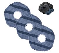 3 PCS Mop Pads Compatible with Eufy X10 Pro Omni and X9 Pro Robot Vacuums, Washable Mop Cloths Vacuum Soft and Reusable Mopping Pads for Hard Floors, Replacement Cleaning Parts for Tile Hardwood Stone