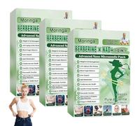 3 PCS Moringa Care Microneedle Patches, 10-in-1 Nano Microneedle Patch, 7 Pieces Weight Loss Belly Slimming Patches, Natural Body Slim Patchs for Women and Men, Suitable for All Skin Types