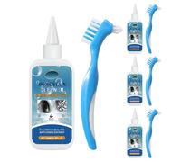 3 pcs Mould Remover Gel with Brushes, 3.5 Fl Oz Multi-Surface Heavy Duty Black Mold and Mildew Cleaner for Washing Machine Seals, Kitchen Sinks, Tiles, Grout, Bathroom, Refrigerator