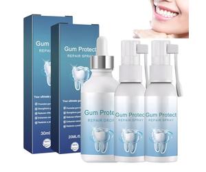 3 PCS Mullein Gum Repair Gel, Gum Regeneration Spray, Natural Toothpaste Nursing, Deep Cleans the Mouth, Instant Whitening Effect, Repairs Tooth Enamel, Freshens Breath