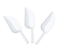 3 Pcs Multifunctional Frosted Plastic Ice Measuring Scoop Candy Ice Sugar Scoopers for Party Dessert