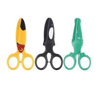 3 Pcs Multifunctional Scissors Training Cartoon Animal with Comfortable Grip