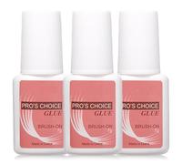 3 Pcs Nail Glue Extra Strong for Artificial Tips - Acrylic False Nail Glue For Nail Tips or Broken Nails - Long Lasting Nail Adhesive Glue for Fake Nails - Press on Nail Glue No Nail Lamp Needed