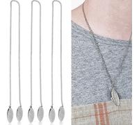 3 PCS Napkin Clips - Adjustable and Portable Napkin Clips for Men - Perfect for Fixing Towels and bib Clips for Runners - Suitable for Youth, Adults, and The Elderly (Silver)