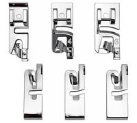 3 PCS Narrow Rolled Hem Presser Foot Set 3mm 4mm 6mm - Snap-On Low Shank Sewing Machine Foot Accessories - Compatible with Singer Brother Janome Juki Elna Kenmore Household Models