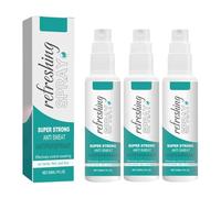 3 Pcs Natural Deodorant Spray, Antiperspirant Deodorant Spray, Effectively Control Sweating, Super Strong Antiperspirant On Hands, Feet, Face and Underarm, Anti-Sweat Deodorizer for Men and Women