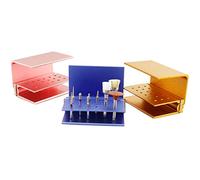 3 pcs New FG RA Burs Drill Holder/Bur Block Case Autoclavable Sterilizable