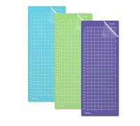 3 Pcs Non-Slip and Durable Cutting Mat, Cutting Mats Multicolour,Made Environmental-Friendly PVC, Adhesive Sticky Cutting Mats for Cricut Joy Accessories, 4.5" x 12"
