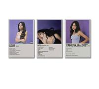 3 PCS Olivia Poster Rodrigo Music Album Cover Vintage Wall Art Canvas Posters Room Decorative Aesthetic Print Decor 08x12inch(20x30cm)-3pcs Style