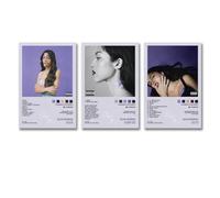 3 PCS Olivia Rodrigo GUTS Album Cover Poster - Vampire Wall Art Canvas - Room Decorative Aesthetic Print Decor - 08x12 Inch