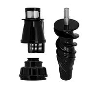 3 Pcs Ome-ga Juicer Replacement Parts, Ome-ga Juicing Screen & Juicer End Cap & 8006 Juicer Auger Replacement Parts Compatible with NC900HDC, NC900HDS, NC800HDS, NC800HDR, 8006, 8005, 8004, 8003