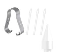 3 Pcs Original Replacement Soft Tips Nibs for Samsung S Pen Galaxy Tab S6 Lite/S10 Lite/S10 FE/S10 FE+ Plus/S10 Ultra/S10+ Plus/S9 FE+ Plus/S9+ Plus/S9 FE/S9/S9 Ultra/S8/S7 FE, White