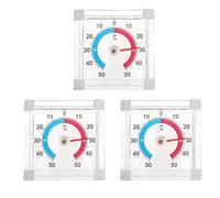 3 Pcs Outdoor Thermometers Weatherproof, Window Thermometer, Outdoor Thermometer, Outside Thermometer, Weather Resistant Digital Thermometer, Suitable for Parents and Outdoor Enthusiasts
