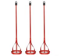 3 Pcs Paint Mixing Paddle Heavy Duty Paint and Plaster Mixer For Standard Drills, Paint Mixer Paddles For Use With For Standard Drills For Grout, Mud, And More