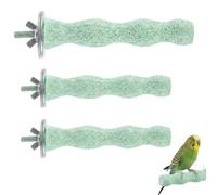 3 PCS Parrot Perch, Bird Standing Platform, Multi-size Bird Rest Stand, Stable Habitat Decor, Space-saving Pet Activity Station, Suitable for Home
