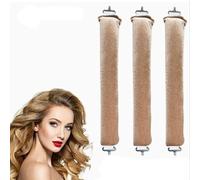 3 Pcs Pearl Foam Heatless Hair Rollers Set - Create Overnight Curls & Loose Waves, Soft Curling Rods for Long Medium Hair, No Heat Blowout Styling for Natural Volume