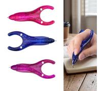 3 Pcs Pens and Pencils Set, Comfort Writing Aid for Hand Pain Relief, Bendy Pencils Design for Arthritis Support, Papermate Pencils Style, Infinite Pencil Functionality, Blue Pink Purple