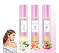 3 PCS Perfume for Women, Roll-On Perfume Fragrance Long Lasting Fresh Ladies' Perfume, Convenient to Carry and Give Gifts, Fresh Perfumes with Floral and fruity, for All Skin Types