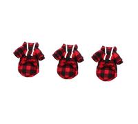 3 Pcs Pet Coat Dog Hoodie for Medium Dogs Puppy Sweater Christmas Clothes for Dogs Pet Clothes Children's Pajamas Pet Ch