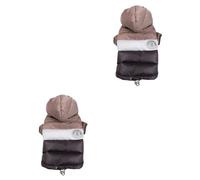 3 Pcs Pet Cotton Clothes Pet Clothes Dog Vest Pet Warm Clothes Dog Indoor Clothes Pet Cotton Vest Dog Snow Outdoor Dog C (A5x2pcs 41X30CMx2pcs)