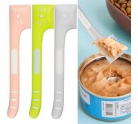 3 Pcs Pet Food Can Spoon Pet Food Mixing Spoons Silicone Food Canned Scoop Cat Food Spoon Mini Spatula Food Can Spoon for Dogs and Cats,Long Handle Pet Can Spoon Dog Cat Feeding Spoon for Wet Food