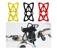 3 PCS Phone Mount Security Silicone Strap for Bike and Motorcycle, Universal Elastic Band Accessories Replacement Parts for Most Cell-Phone (Style 2)