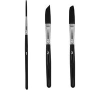 3 Pcs Pinstriping Brush,High Performance Pinstriping Brush,Professional Artists Liner Brushes,Scroll Sword Paint Brushes Set for Acrylic,Watercolour,Oil Fine Detailing,Artists Script(01, 02, 03)