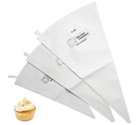 3 Pcs Piping Bags Re-usable Icing Bags Cotton Pastry Bags DIY Cake Decorating Tool for Decorating Cakes Pies Cookies