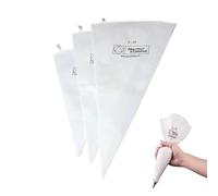 3 Pcs Piping Bags Re-usable Icing Bags Cotton Pastry Bags DIY Cake Decorating Tool for Decorating Cakes Pies Cookies